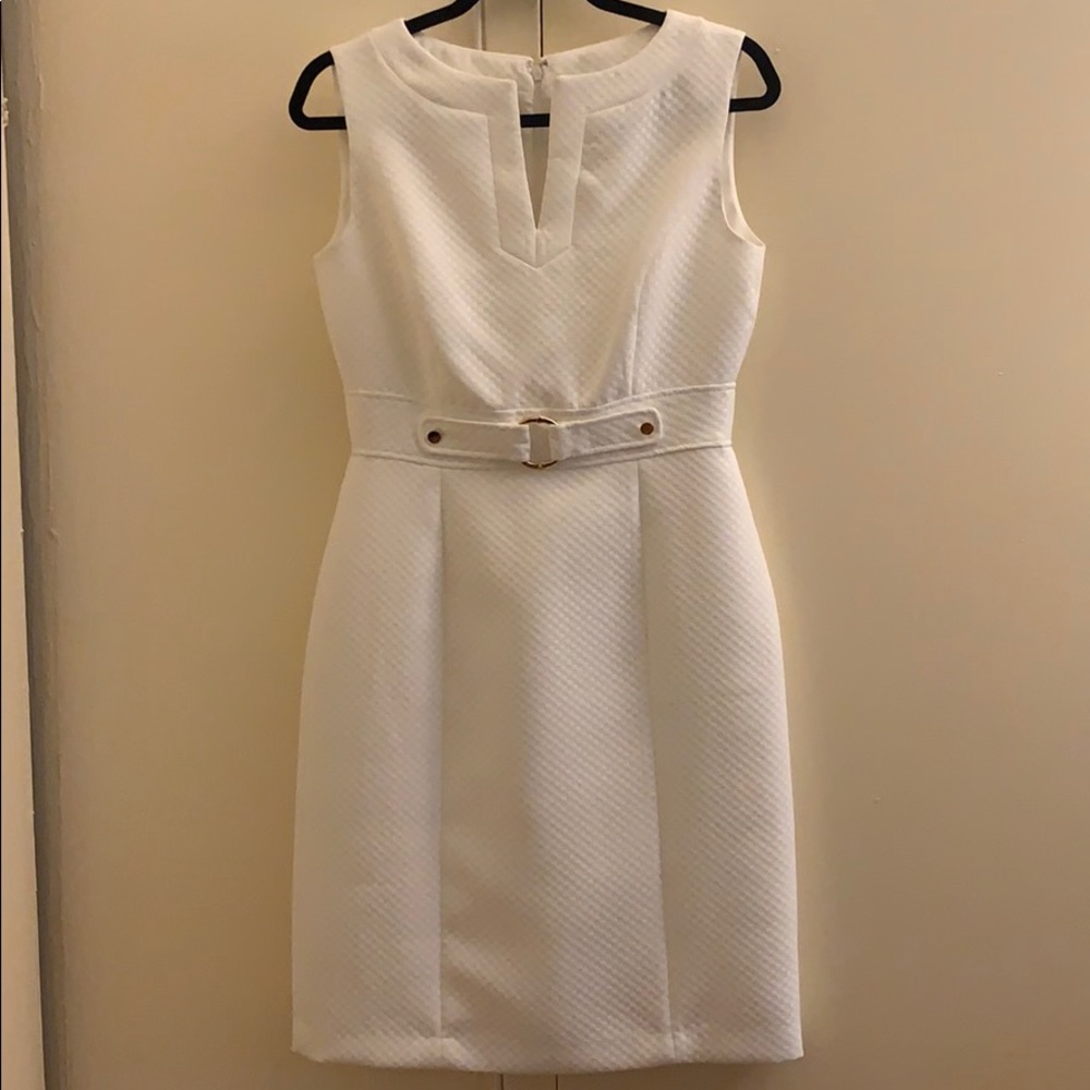 White Sheath Dress